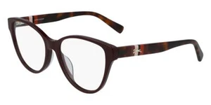 NEW Longchamp LO2634 604 Burgundy Eyeglasses 54mm with Case - Picture 1 of 1