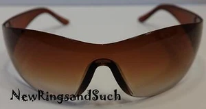 Gafas de sol para mujer con escudo marrón estrás 318 - Imagen 1 de 3