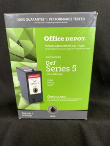 Dell Series 5 Office Depot Brand Ink Cartridge Black 904-034 New - Picture 1 of 4