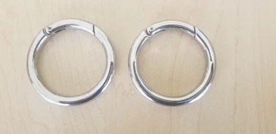 ANILLO DE RESORTE DE ACERO INOXIDABLE CIERRE Anillos de puerta de resorte Anillos tóricos Puerta de empuje Gancho a presión Foto 1 de 4