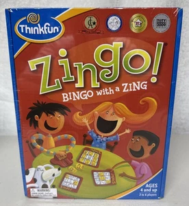 Zingo! "Bingo with a Zing" Kids/ Family Board Game by Thinkfun New Sealed - Picture 1 of 4