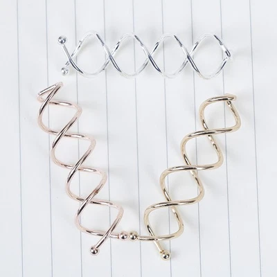 10 Pcs Spiral Twist Hair Pins Spin Clips Bun Stick Pick for DIY Hair Stylen  Q❤ - Image 1 of 4