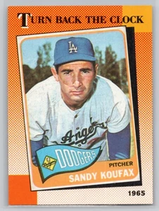 1990 Topps #665 Sandy Koufax Los Angeles Dodgers - Imagen 1 de 2