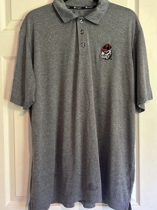 Georgia Bulldogs UGA Fußball Golf Champions Poloshirt Herren XL grau gebraucht, in einwandfreiem Zustand - Bild 1 von 7