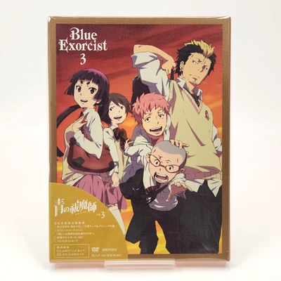 Blue Exorcist Vol.3 First Press DVD Limited Edition w/ Bonus CD Cards Japan - Image 1 of 4