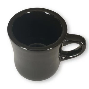 Vintage Schwarz Victor "The Diner Mug" Klassisch Retro Steinzeug Kaffeebecher - Bild 1 von 8