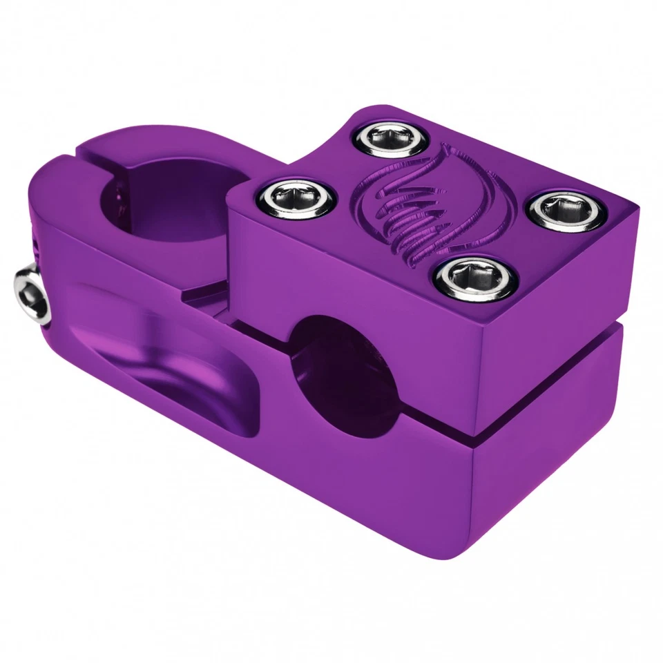 SE Bikes Narler BMX Stem 55mm 0 Aluminum 6061-T6, 22.2mm Bar Clamp, Purple - Image 1 of 1