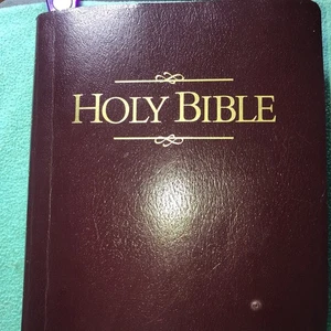 Leather Bound Large Giant Print Bible  - Picture 1 of 8