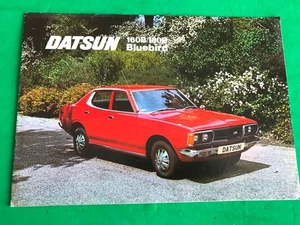 1977 DATSUN 160B/180B BLUEBIRD ROAD CAR .COLOUR U.K. SALES BROCHURE EXCELLENT - Picture 1 of 2