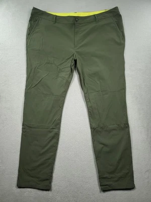 Pantalones Eddie Bauer para mujer 20 verdes rectos tiro alto doble rodilla senderismo al aire libre Foto 1 de 4