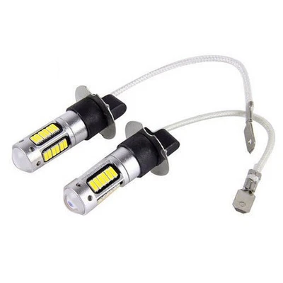4X H3 30-SMD 4014 LED Bulb XENON White Car Fog Light Lamp12V - Image 1 of 4