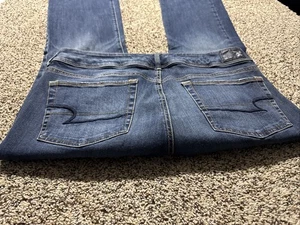 AE AMERICAN EAGLE 14 KICK BOOT SUPER STRETCH WOMENS JEANS - Picture 1 of 4