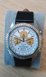 Vintage Pulsar Chronograph Alarm Watch N944-6A00 By Seiko - Picture 1 of 5