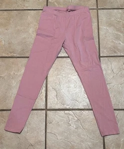 Cat & Jack Large (10-12) Girls Pink Athletic Leggings Casual Compression - Picture 1 of 6