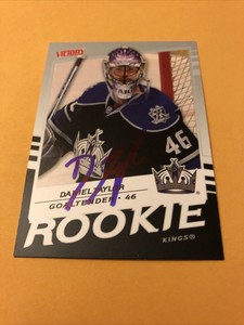 Danny Taylor Signed Los Angeles Kings Rookie Card 3