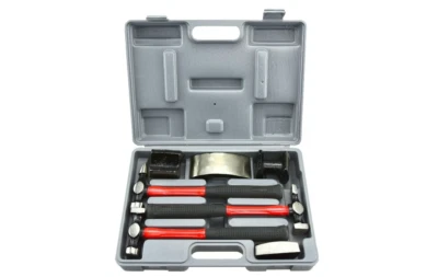 Neiko 20709A Heavy Duty Auto Body Hammer and Dolly Kit, 7 Piece Foto 1 de 4