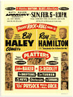 Haley feb 5 - Concert A3 VINTAGE BAND POSTERS Music Rock Old Advert #ob