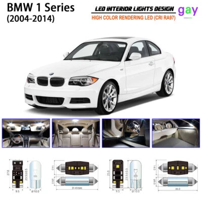 Комплект светодиодных ламп для салона комплект фар для BMW 1 серии 2004-2014 сменные светодиодные лампы - Изображение 1 из 4