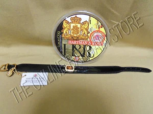 Hartman & Rose Haute Couture Dog Collar Black Topaz Swarovski Crystals Size 14 - Picture 1 of 10