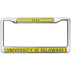 Universityversity of Delaware School Logo Standard License Plate Metal Frame - Bild 1 von 7