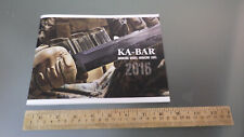 KA-BAR 2016 Hardcore Fixed & Folding Knife Dealer Sales Catalog * Full Line 40pg