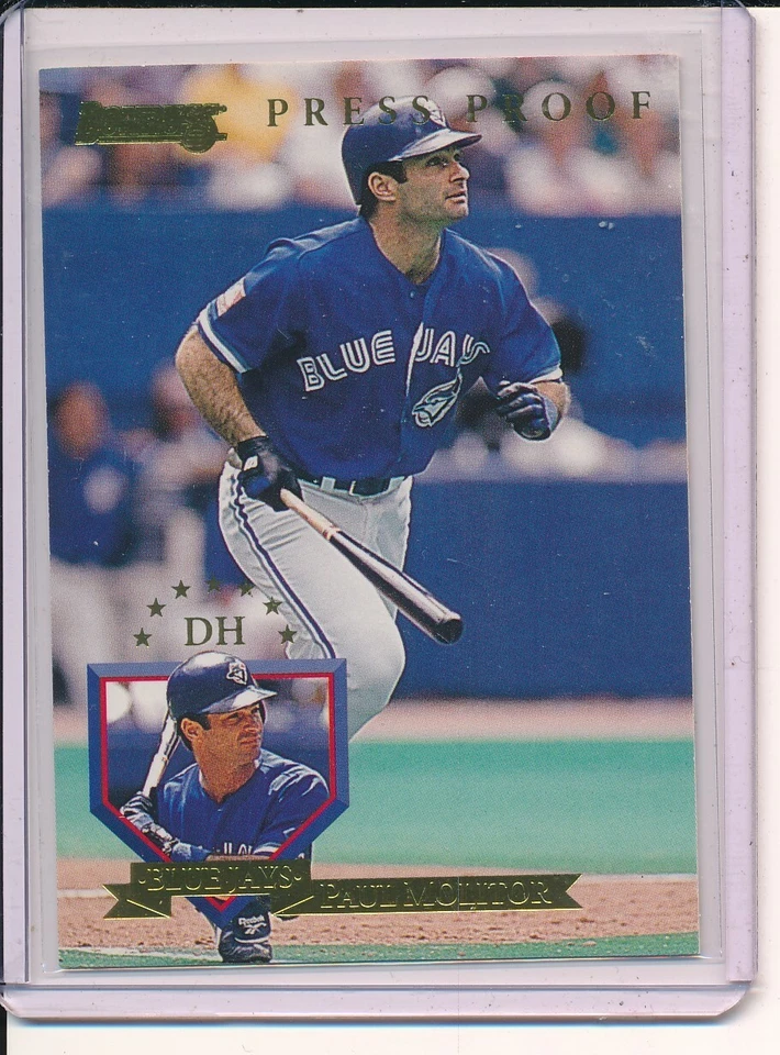 1995 Donruss Press Proofs Paul Molitor #162 Toronto Blue Jays Baseball Card - Image 1 of 1