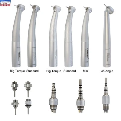 COXO Dental High Speed Handpiece Fiber Optic Turbine Mini For KaVo MULTIflex 4 6 - Image 1 of 4