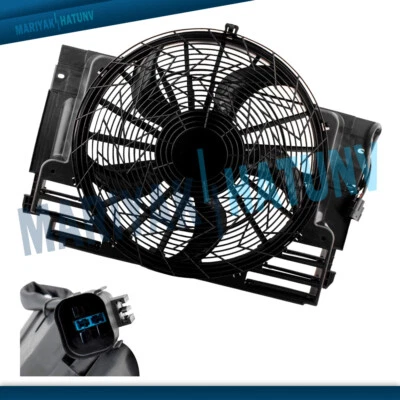Ventilador condensador radiador hoja aire acondicionado para BMW X5 E53 2000-2006 64546921381 Foto 1 de 4