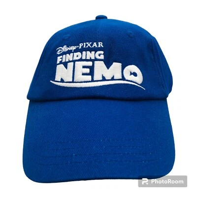 Boné de beisebol vintage Disney Pixar Finding Nemo filme promocional alça traseira novo sem etiquetas - Imagem 1 de 4