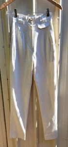 LIMB Vintage Cream Pleated High Waist Pants Sz XXS - Picture 1 of 16
