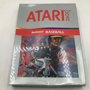 NEW SEALED W/CREASES REALSPORTS BASEBALL FOR ATARI 2600 NTSC USA VERSION #J4 - Picture 1 of 3