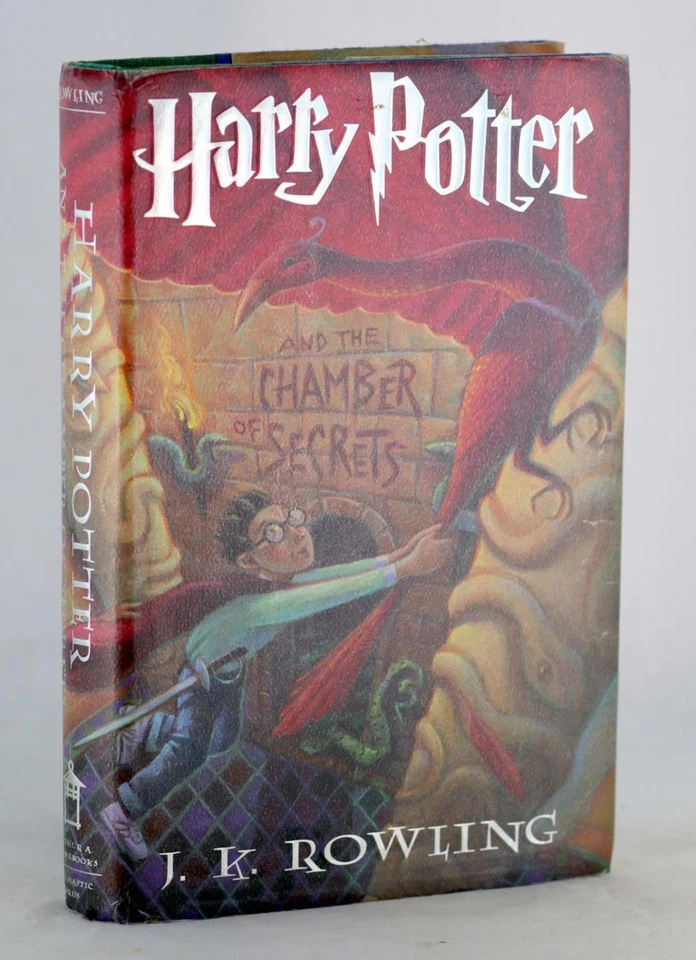 J K Роулинг 1-е издание 1999 Harry Potter And The Chamber Of Secrets твердая обложка с диджеем - Изображение 1 из 4