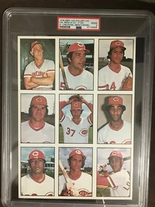 PSA 2 1978 SSPC STAR GALLERY 9-CARD PANEL PETE ROSE JOHNNY BENCH REDS JUMBO 8x10 - Picture 1 of 1