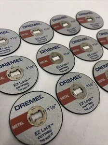 12x Dremel of EZ Lock 1 1/2" Cut-Off Wheels for Metal Rotary Tools EZ456 - Picture 1 of 2
