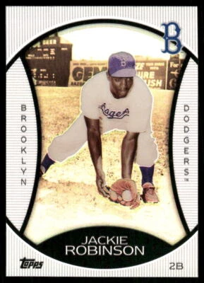 2010 Topps #PC2 Jackie Robinson Legends Platinum Chrome - Image 1 of 2