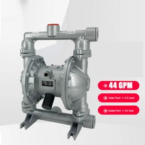 Pompa a membrana ad aria compressa doppia pompa a membrana 1-1/2" ingresso/uscita 44GPM - Foto 1 di 17
