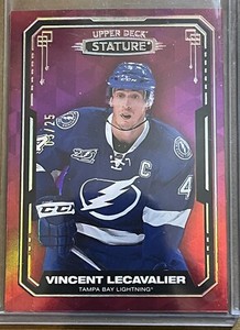 Vincent Lecavalier 2021-22 Upper Deck Stature RED Design Variant 3/25 SSP Tampa
