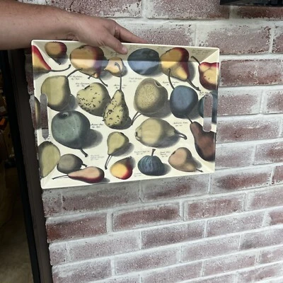 SOLD OUT - John Derian Target Pear Melamine Large Serving Tray Fall Fruit - NEW - Image 1 of 2