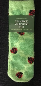 Bath & Body Works St.Patricks SHEA INFUSED SOCKS NWT - Picture 1 of 1