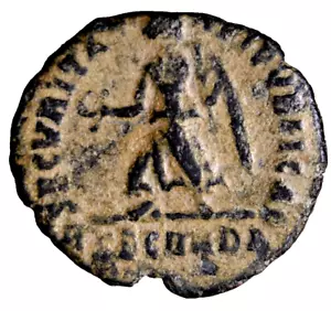 SCARCE Valens, 364-378 AD. AE. (17mm, 2.43 g) Constantinople Nike Roman Coin - Picture 1 of 4