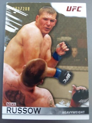 Mike Russow #35 2010 Topps UFC Knockout Gold #093/288 - Image 1 of 2