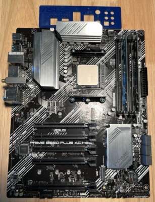 CPU + Motherboard + RAM Combo: ASUS PRIME B550-PLUS AC-HES + Ryzen 7 3700X + 8GB - Image 1 of 4