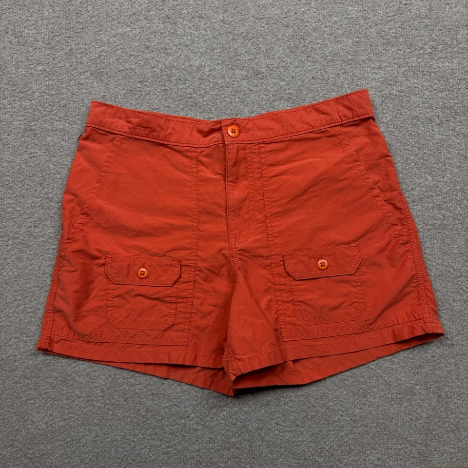 Polo Jeans Co. Shorts Womens 8 Orange Cargo Pockets Dunne Vintage Y2K Ladies PRL - Image 1 of 4