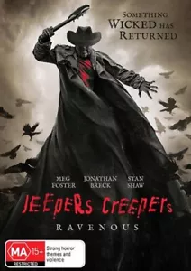 JEEPERS CREEPERS 3 RAVENOUS DVD, NEW & SEALED, 2018 RELEASE, FREE POST - Foto 1 di 1