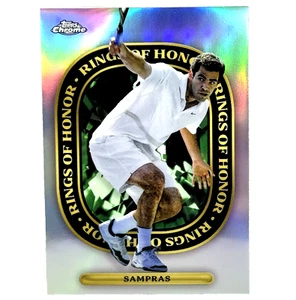 2021 Topps Chrome Tennis Rings of Honor #ROH-2 Pete Sampras - Picture 1 of 2