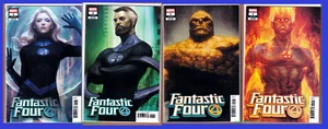 Fantastic Four #1 Artgerm Variant Set Of 4 Complete Marvel Comics 2018 NM- - Picture 1 of 5