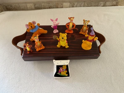 Disney Winnie the Pooh Lote 9 - 1 Pin Avon 7 Figuras PVC Decoración de Pasteles 1 Peluche Foto 1 de 4