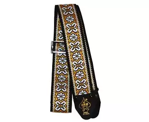 Ace Vintage Reissue Greenwich Guitar Strap by D'Andrea - Made in the USA - Picture 1 of 2