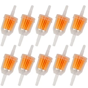 10PCS Motor Inline Gas Oil Fuel Filter Small Engine Lawn For 1/4'' 5/16" Line - Picture 1 of 12