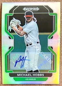 Michael Hobbs 2022 Panini Prizm Draft Picks Autograph Silver #PDP220 Rookie Holo - Picture 1 of 2